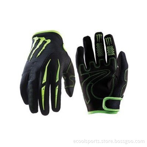 Super Fiber Breathable Full Finger Mountain Cycling Glove for Men